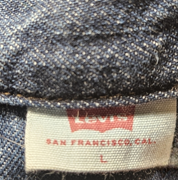 Levi Blue Denim Button-Down Dress - Picture 2 of 6